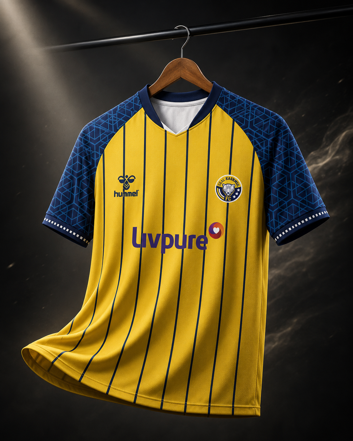 Real Kashmir FC yellow jersey concept